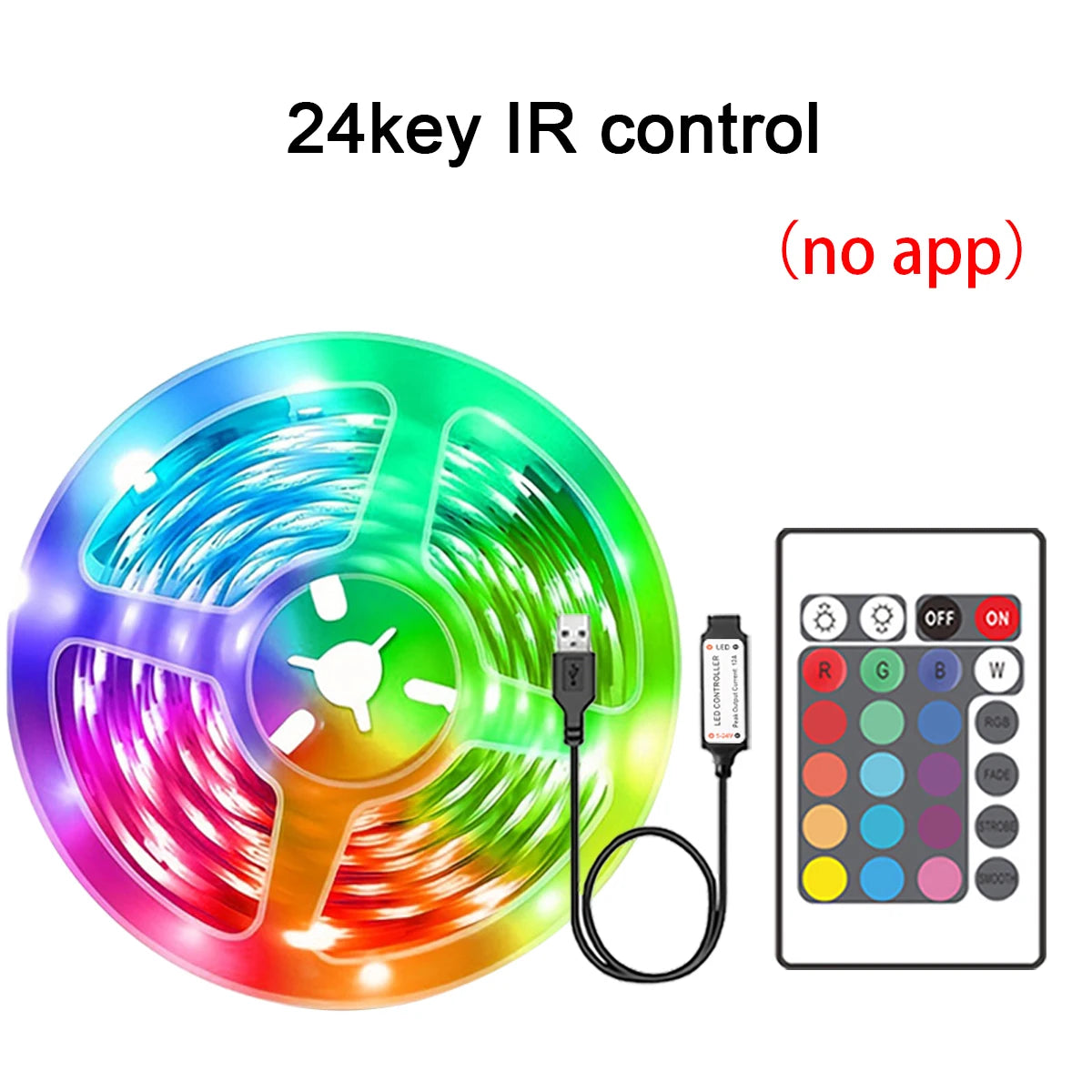 GlowStrip RGB – Luces de tira LED con control por aplicación