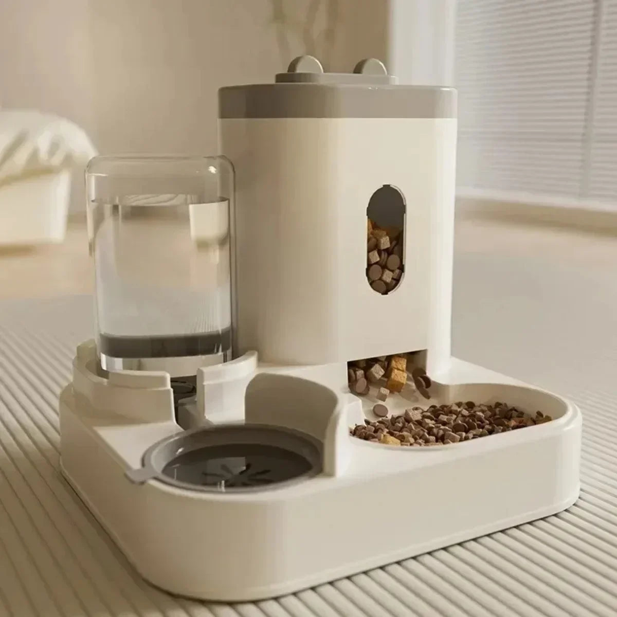 Comedero y Bebedero Automático para Mascotas | Dispensador de Comida de Gran Capacidad para Gatos y Perros