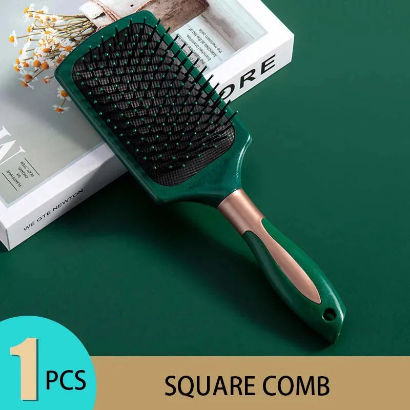 ScalpComb Pro – Pente de Massagem Capilar com Almofada de Ar | Anti-Estático | Qualidade de Salão