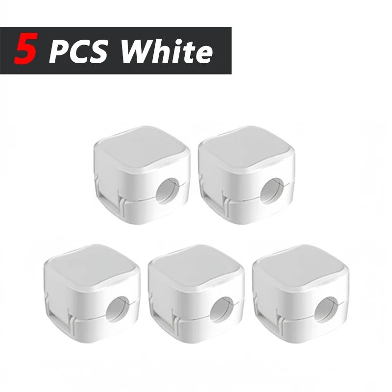 CableClip Desk – Clips Adhesivos para la Gestión de Cables Debajo del Escritorio
