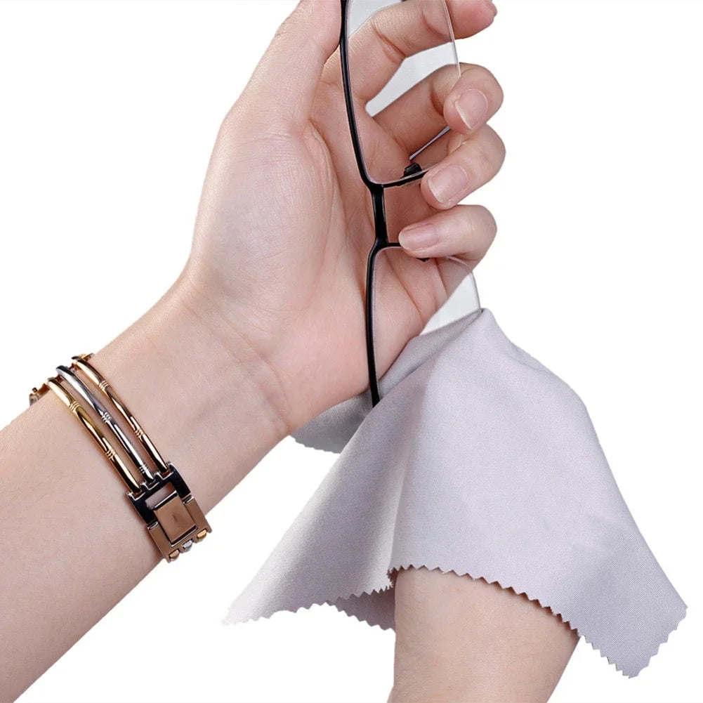 Paños de limpieza de microfibra premium | Pantallas, gafas y lentes
