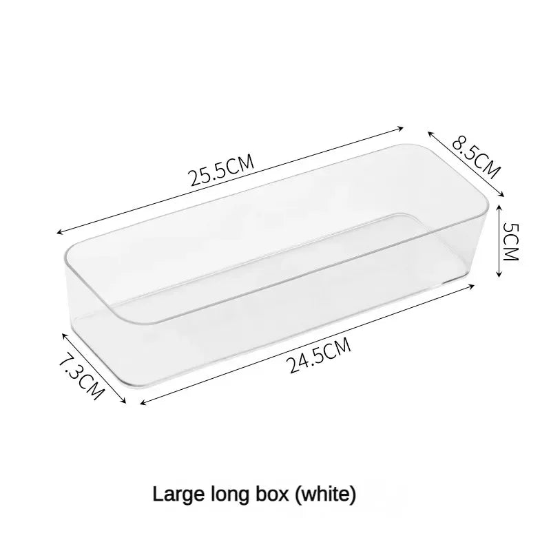 ClearStore Desk – Organizador de Secretária Transparente Multiusos