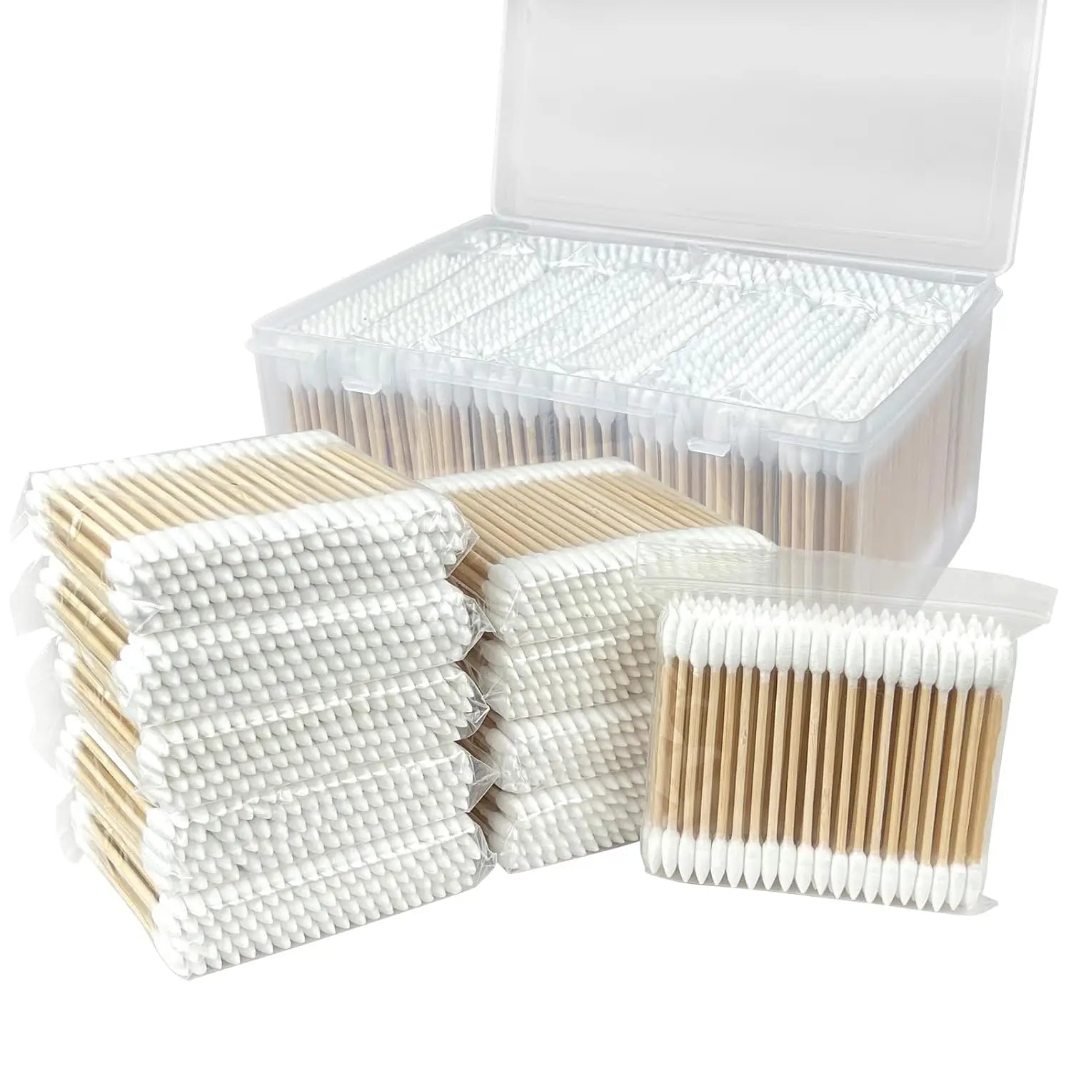 SwabPro – Bastoncillos de algodón de precisión para cosméticos y uñas