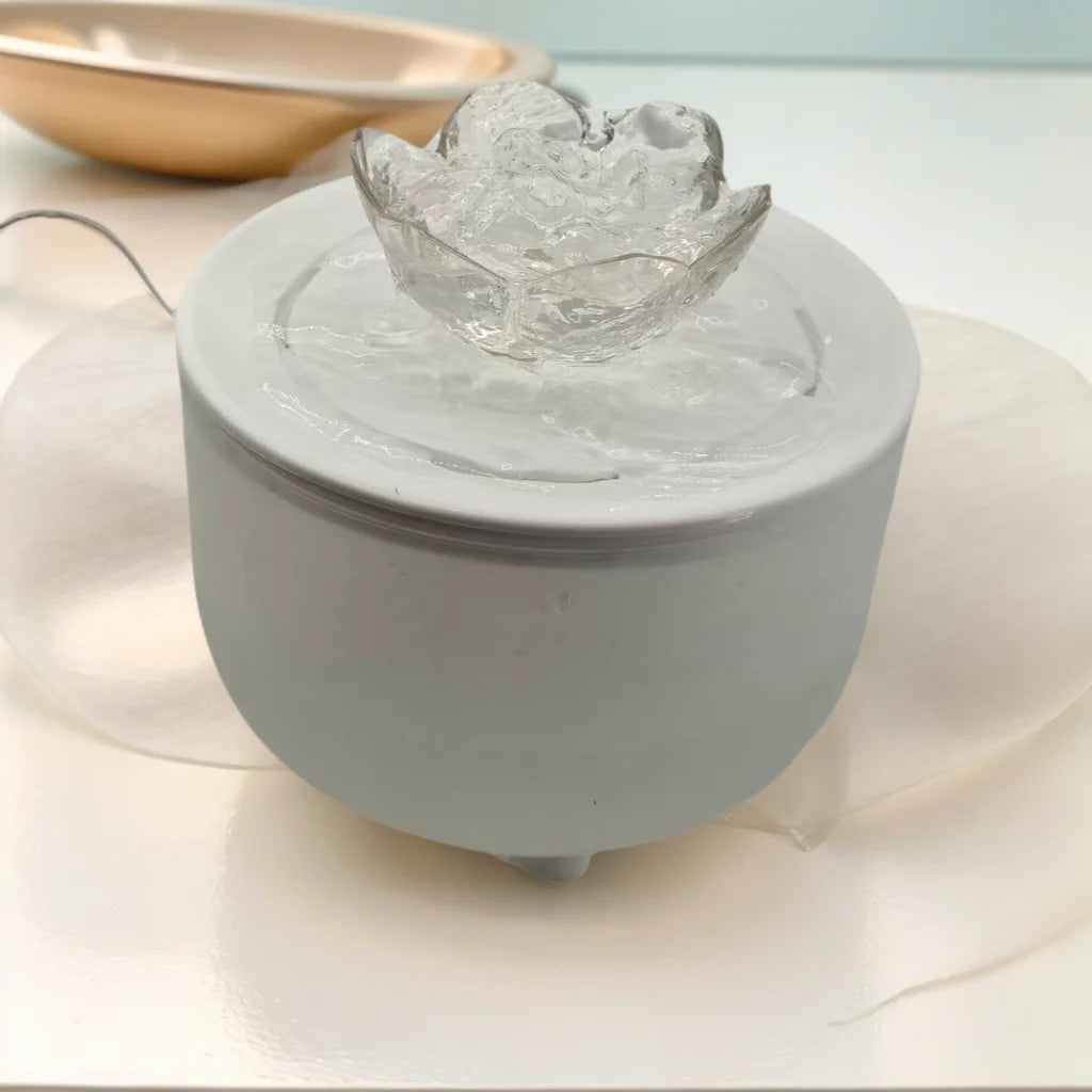 PawFountain – Fuente de agua eléctrica USB con filtro automático para gatos