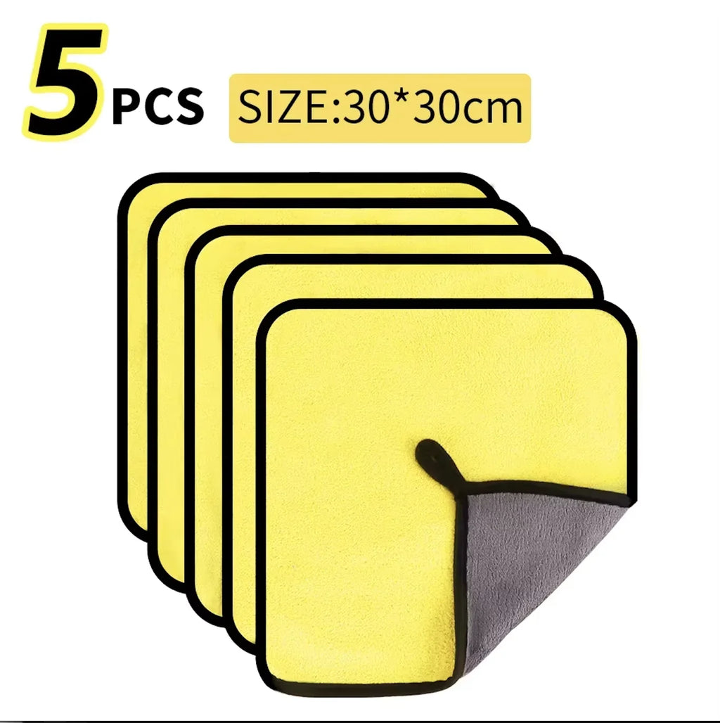 Premium Microfiber Car Detailing Towel — Large Format, Multi-Pack