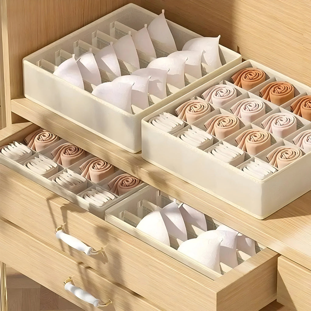 GavetaBox – Organizador de Gaveta para Roupa Interior, Soutiens e Meias
