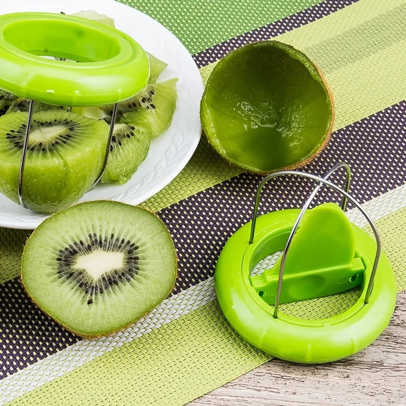 Ferramenta de Corte de Kiwi 3 em 1 | Descasque, Corte e Retire num Único Passo