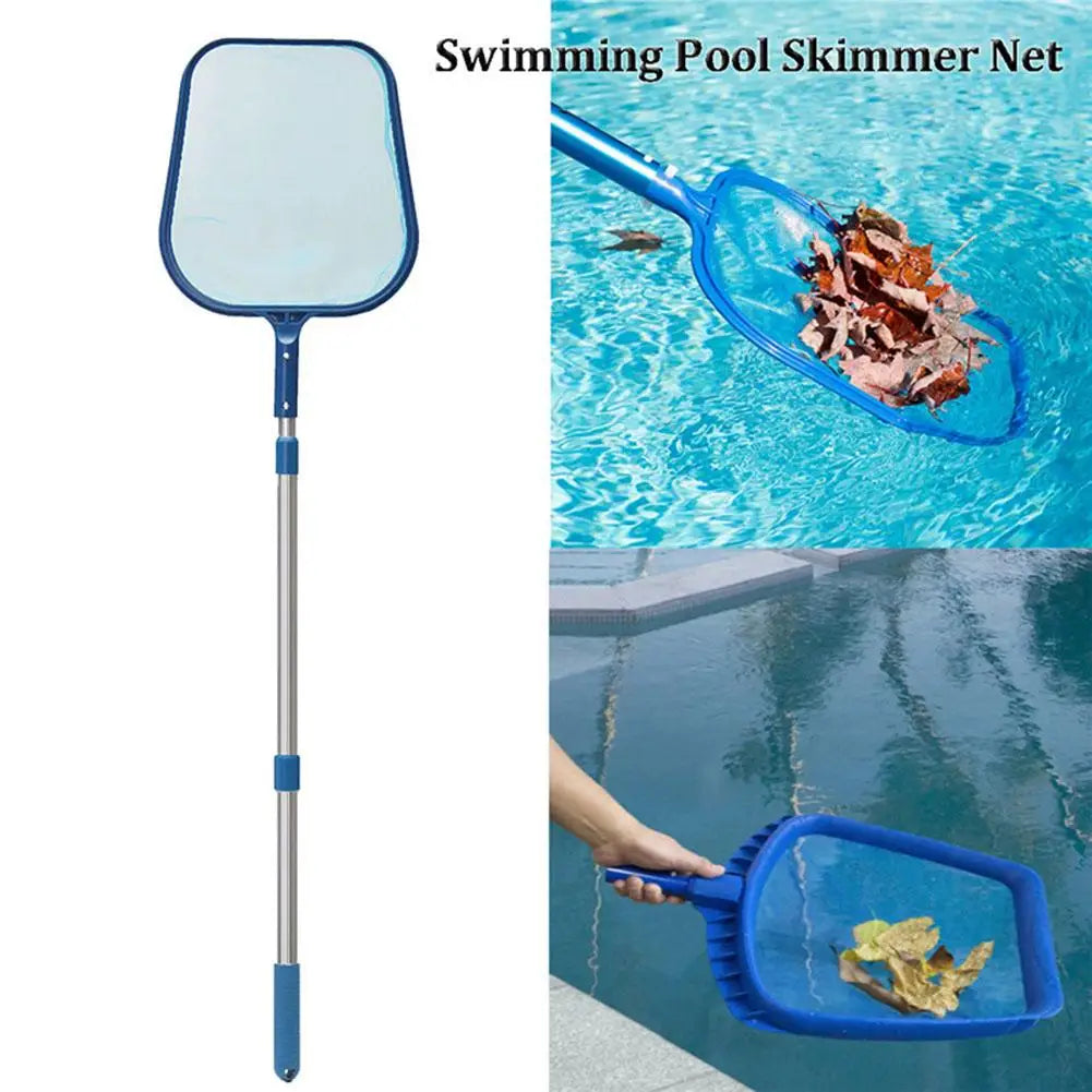 Rede Telescópica para Limpeza de Piscinas – Apanhador de Folhas com Malha Fina para Piscinas e Spas