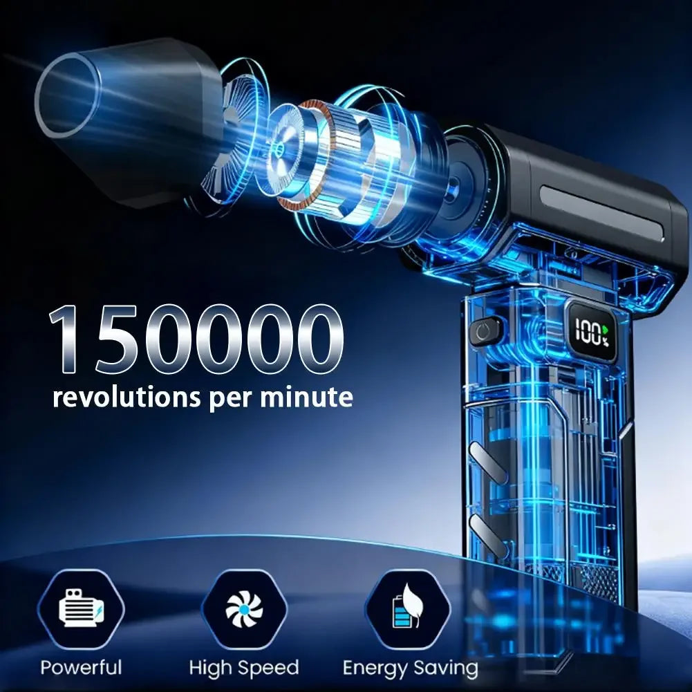 AirBlast X8 – Soprador de Ar Elétrico Sem Escovas e Limpador de Pó
