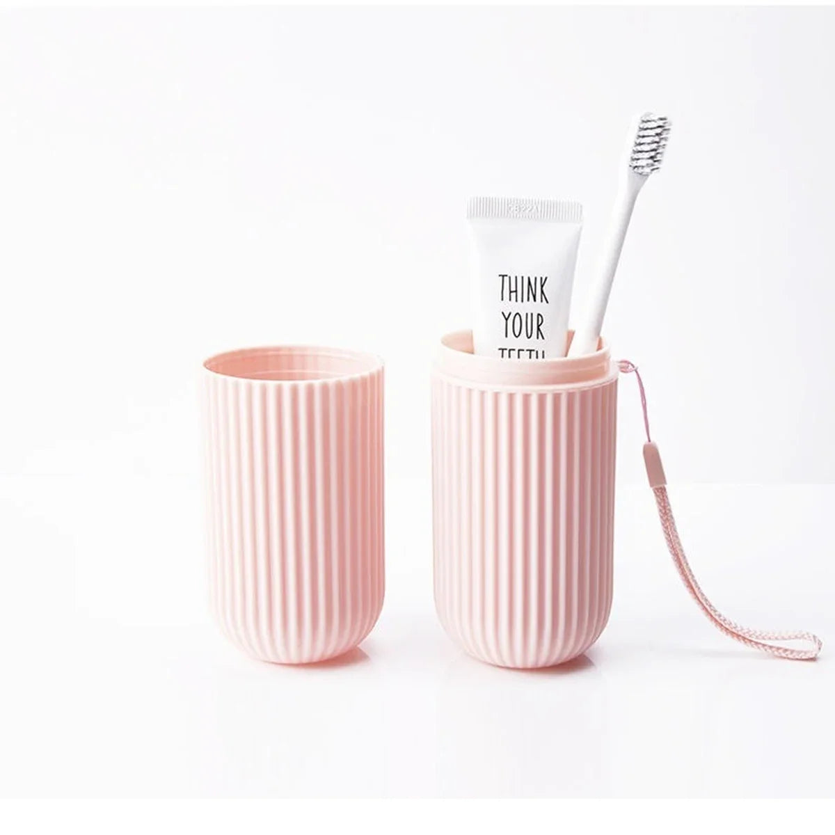 Estuche de viaje portátil para cepillo y pasta de dientes | Varios colores y estilos