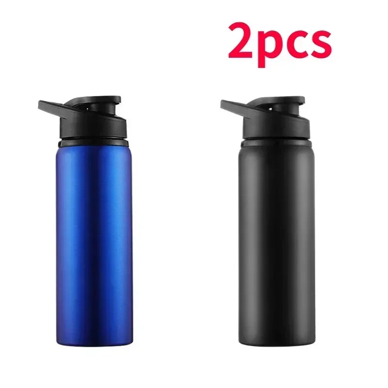 Garrafa de Água Desportiva em Aço Inoxidável — 600ml, Sem BPA, Pack Múltiplo