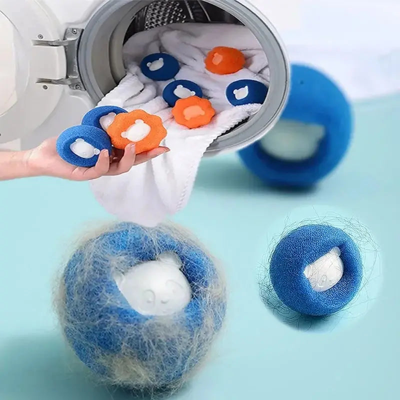 Bolas Quitamascotas para Lavadora | Atrapa Pelusas y Pelos Reutilizable para Lavadora | Paquetes de 1, 3 o 5 unidades