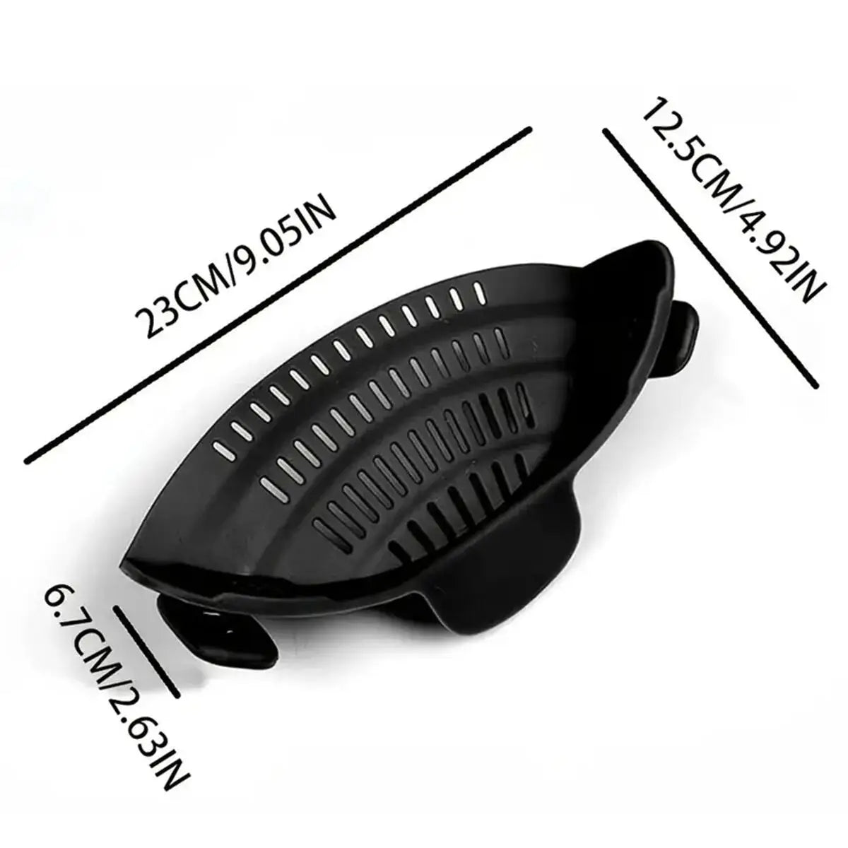 Escorredor de Silicone para Panelas — Escorredor Ajustável para Panelas