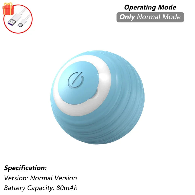 PawBall – Juguete interactivo automático con forma de pelota rodante para gatos y perros