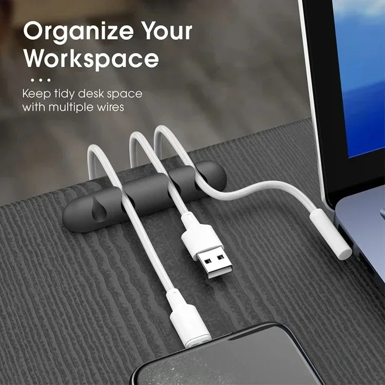 CableWrap – Enrolador e Organizador de Cabos Autoadesivo de Silicone