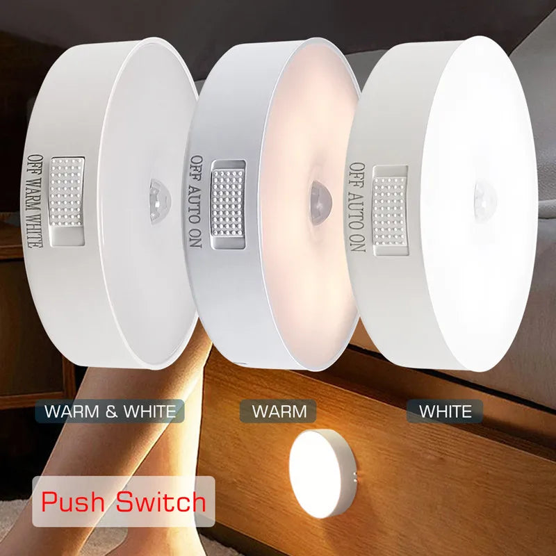NightSense Mini – Luz Nocturna USB Recargable con Sensor de Movimiento