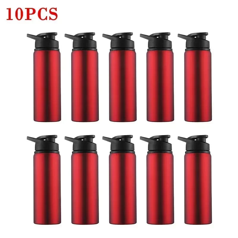 Garrafa de Água Desportiva em Aço Inoxidável — 600ml, Sem BPA, Pack Múltiplo