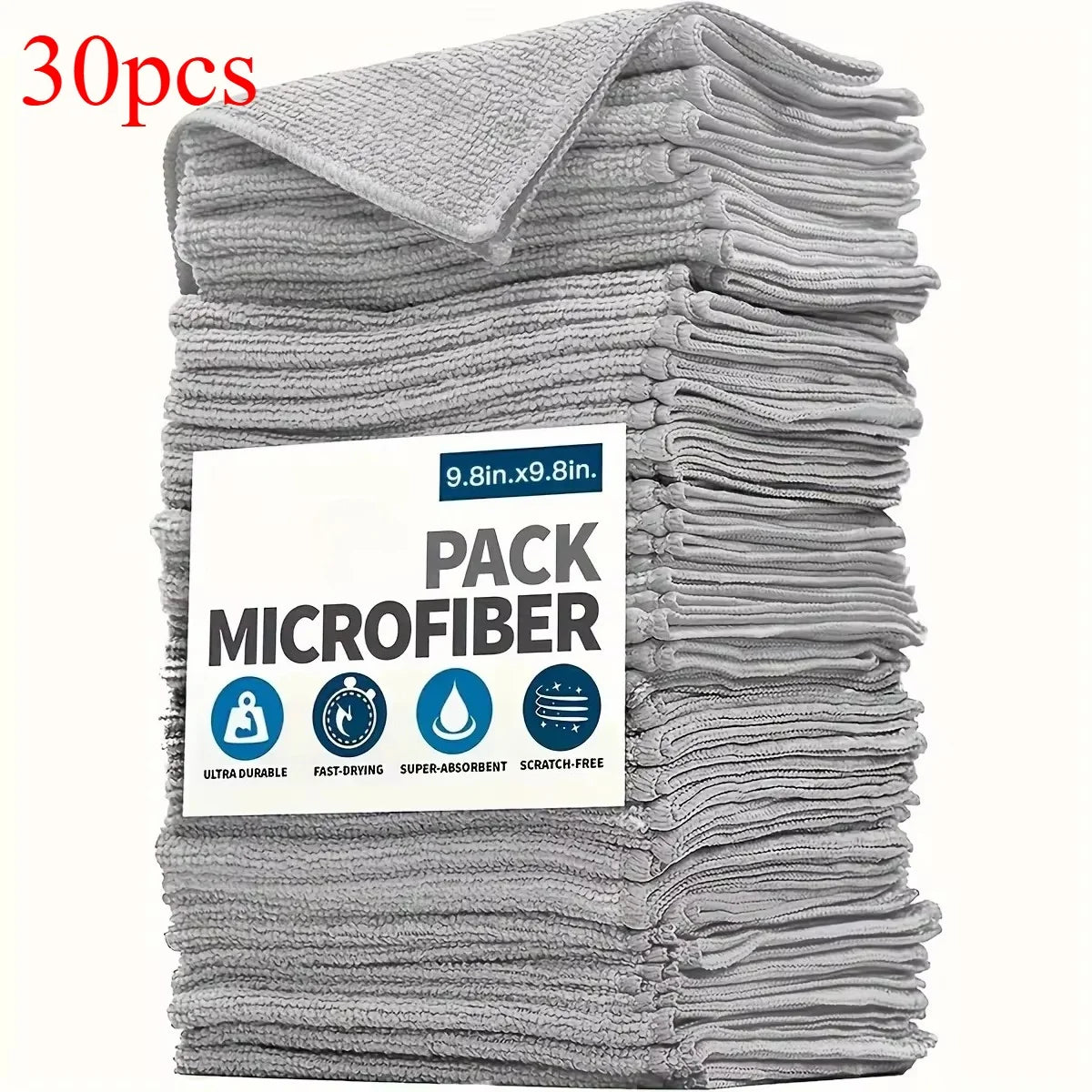 Paños de limpieza de microfibra para cocina | Paquete de 5, 10 o 20