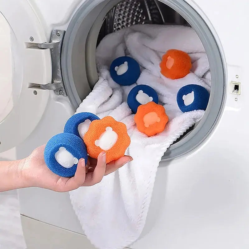 Bolas Quitamascotas para Lavadora | Atrapa Pelusas y Pelos Reutilizable para Lavadora | Paquetes de 1, 3 o 5 unidades
