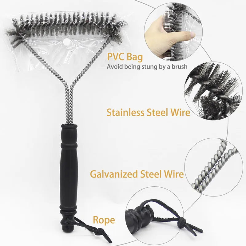 BBQ Grill Cleaning Brush | Stainless Steel | Heat Resistant