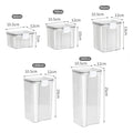 Conjunto SealJar – Frascos Herméticos para Armazenamento de Grãos e Temperos na Cozinha