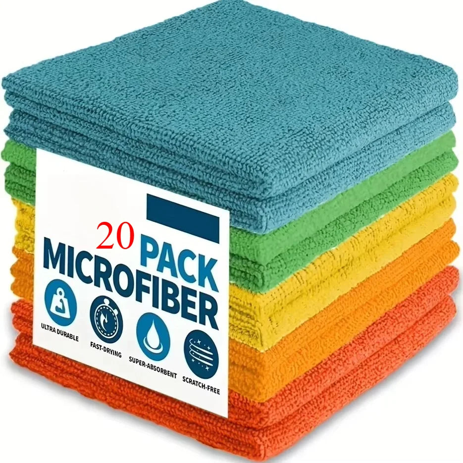 Paños de limpieza de microfibra para cocina | Paquete de 5, 10 o 20