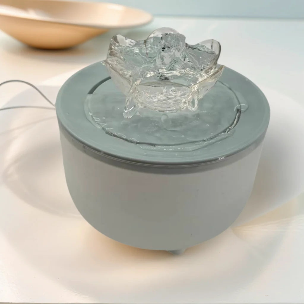 PawFountain – Fuente de agua eléctrica USB con filtro automático para gatos
