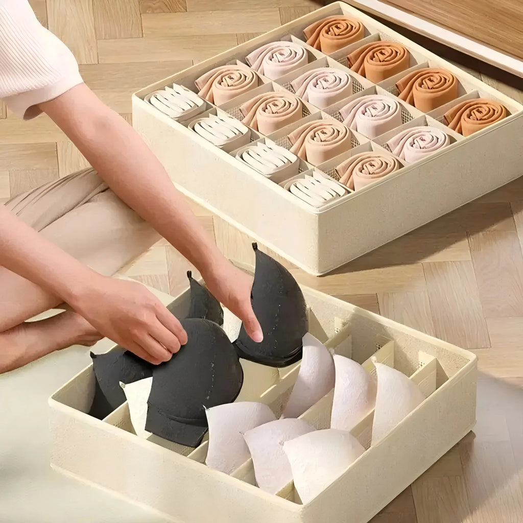 GavetaBox – Organizador de Gaveta para Roupa Interior, Soutiens e Meias