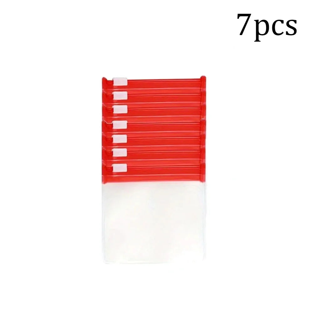 PillPouch 7 – Sacos Reutilizáveis com Fecho de Correr para Organizar Comprimidos e Medicamentos