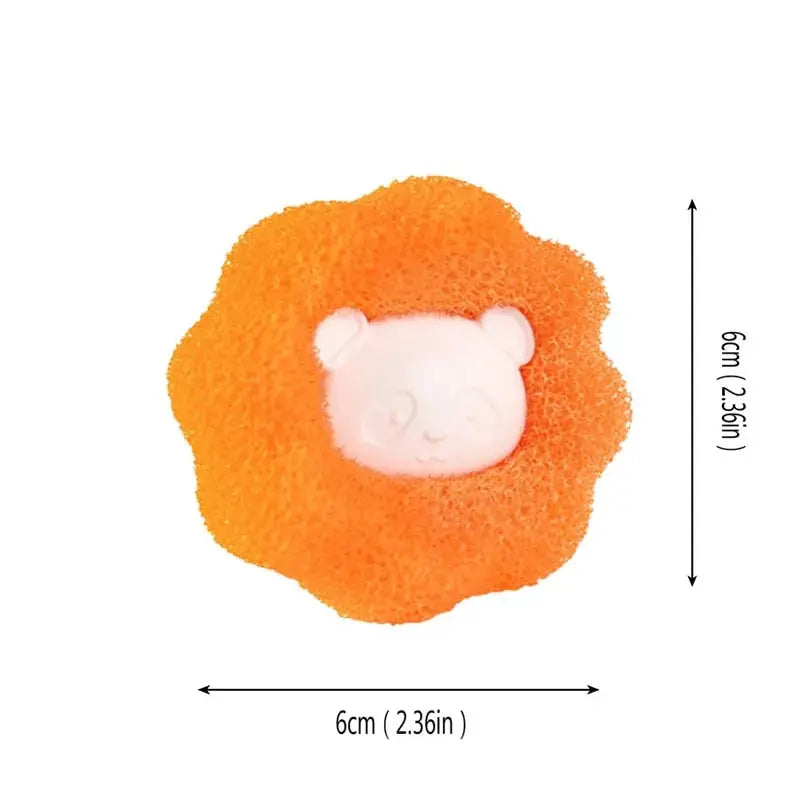 Bolas Removedoras de Pelos para Máquina de Lavar Roupa | Apanhador de Fiapos e Pelos Reutilizável para Máquina de Lavar | Embalagens de 1, 3 ou 5 unidades
