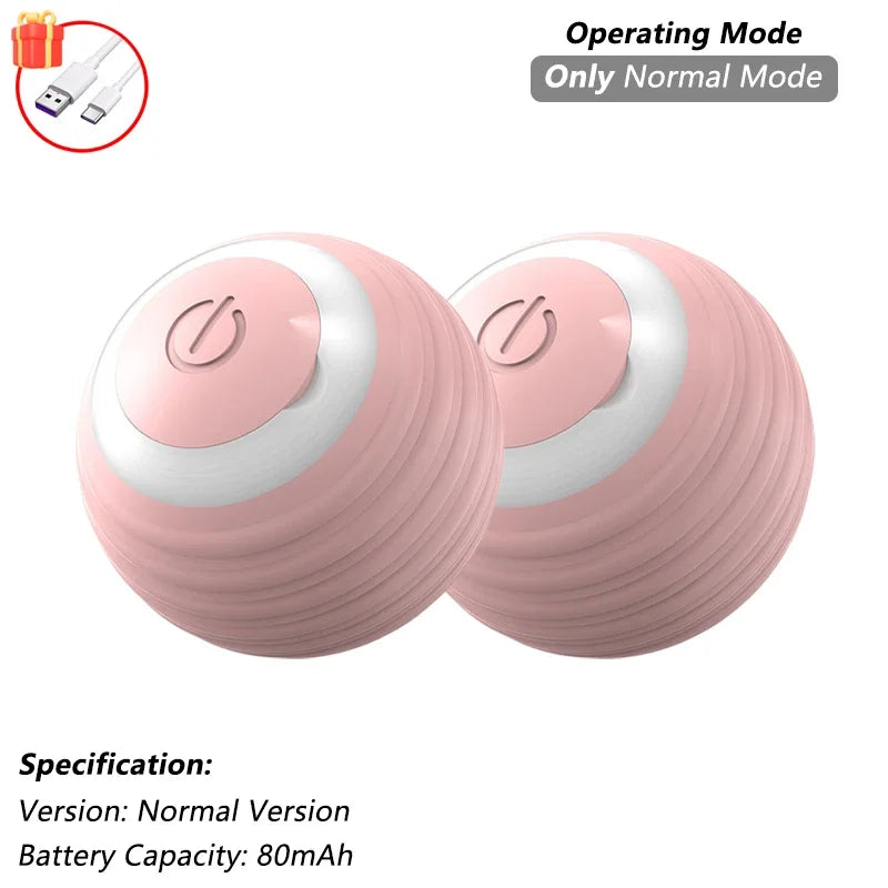 PawBall – Juguete interactivo automático con forma de pelota rodante para gatos y perros