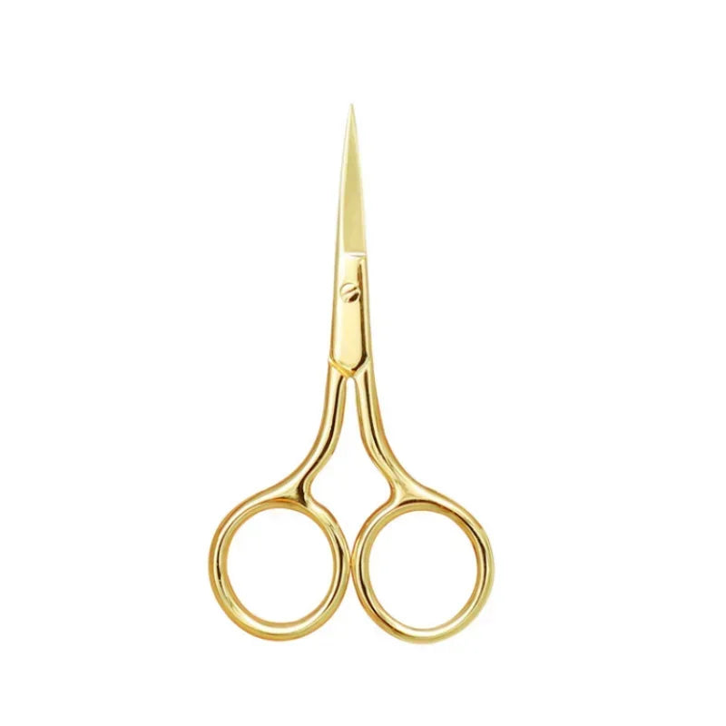 Compact Grooming Scissors | Stainless Steel | Eyebrow, Nose & Nail | 10 Styles