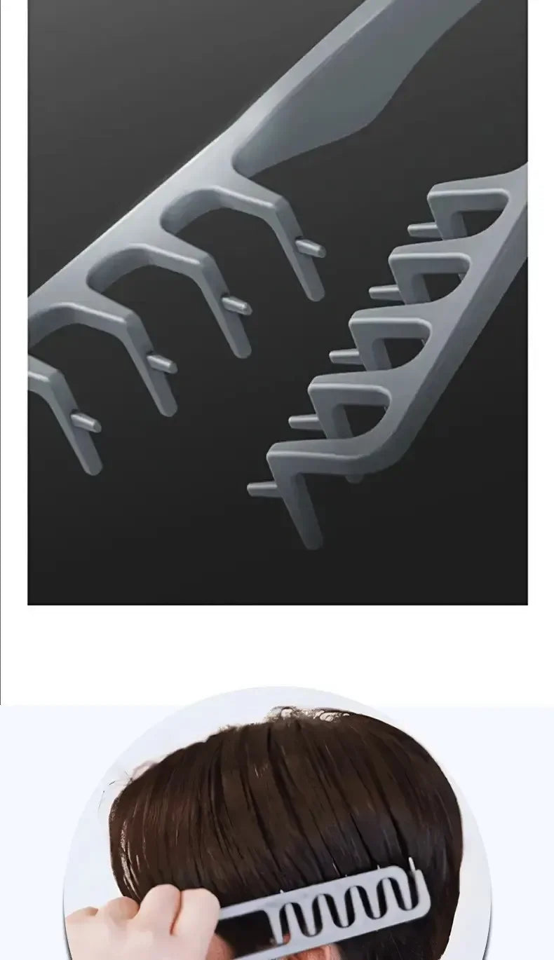 VoluComb Pro – Pente para Pentear o Cabelo de Dentes Largos | Anti-Emaranhamento | Todos os Tipos de Cabelo