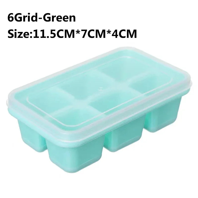 IceMega – Tabuleiro Grande de Silicone para Cubos de Gelo