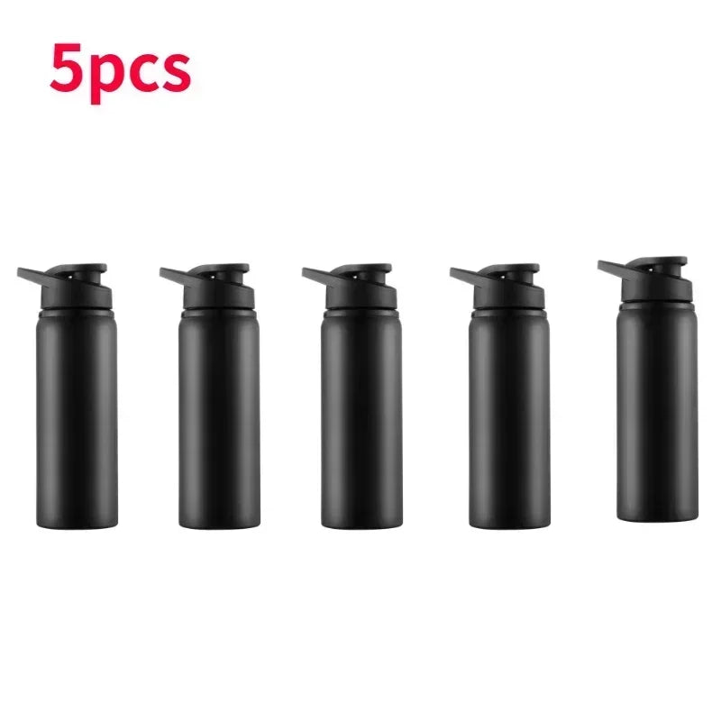Garrafa de Água Desportiva em Aço Inoxidável — 600ml, Sem BPA, Pack Múltiplo