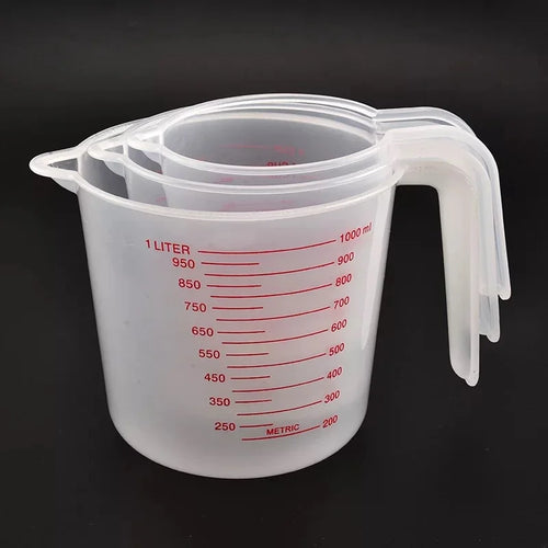 Juego de 3 tazas medidoras – 250ml, 500ml y 1000ml