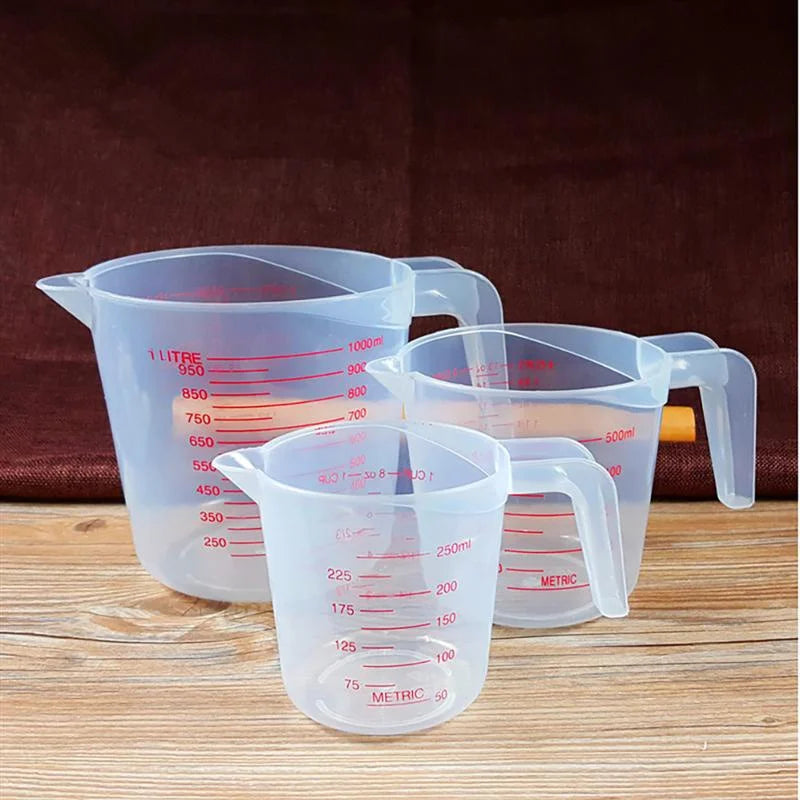 Juego de 3 tazas medidoras – 250ml, 500ml y 1000ml