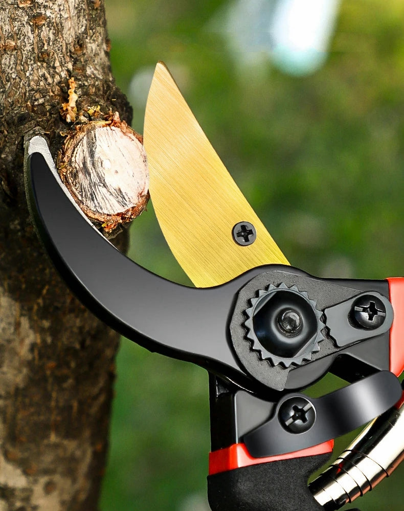 Tesoura de Poda Profissional para Jardim | Lâmina de Aço Carbono SK-5 | Bonsai, Árvores de Fruto e Flores