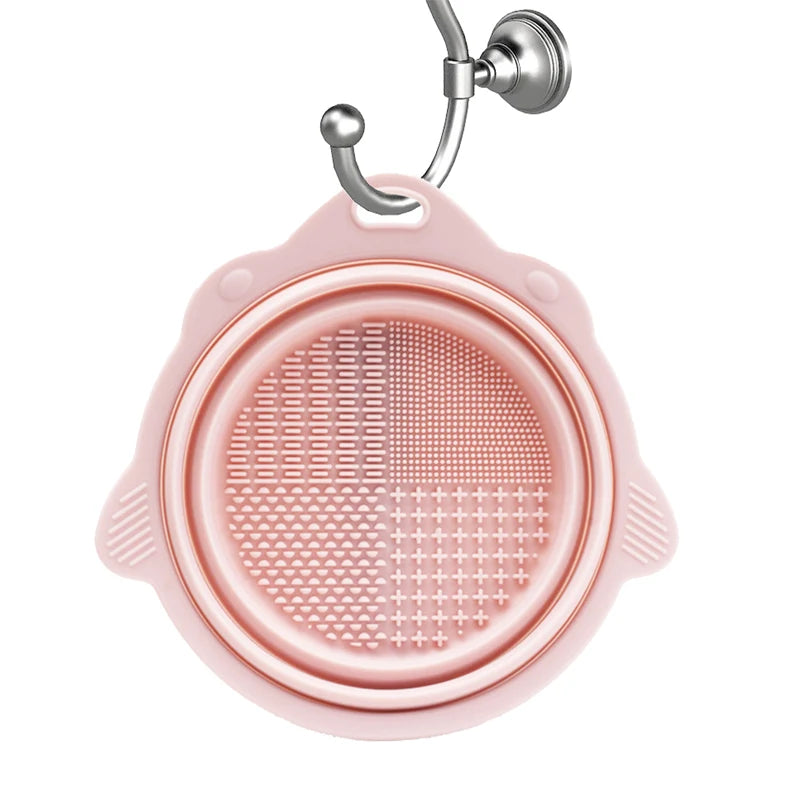 BrushClean – Recipiente e Ferramenta de Limpeza Profunda para Pincéis de Maquilhagem
