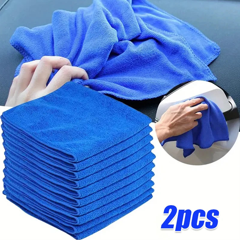 Paños de limpieza de microfibra para coche y hogar — Antibacterianos, de secado rápido, multipaquete