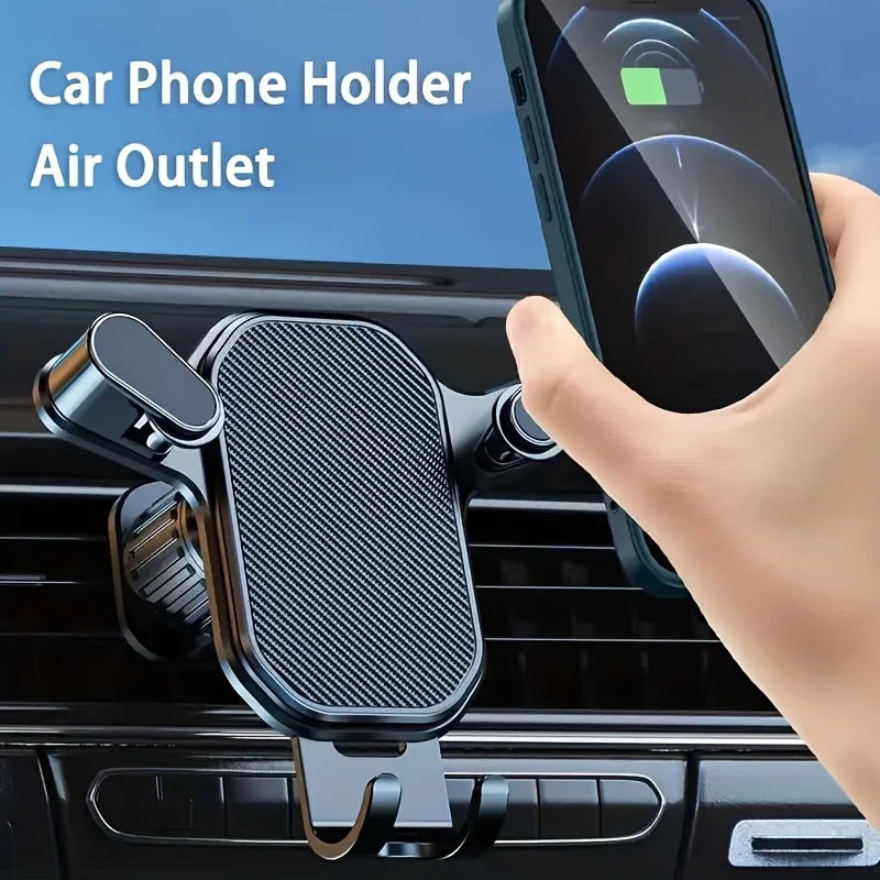Soporte de teléfono para rejilla de ventilación de coche | Montaje con clip universal | 4,7"-6,7"