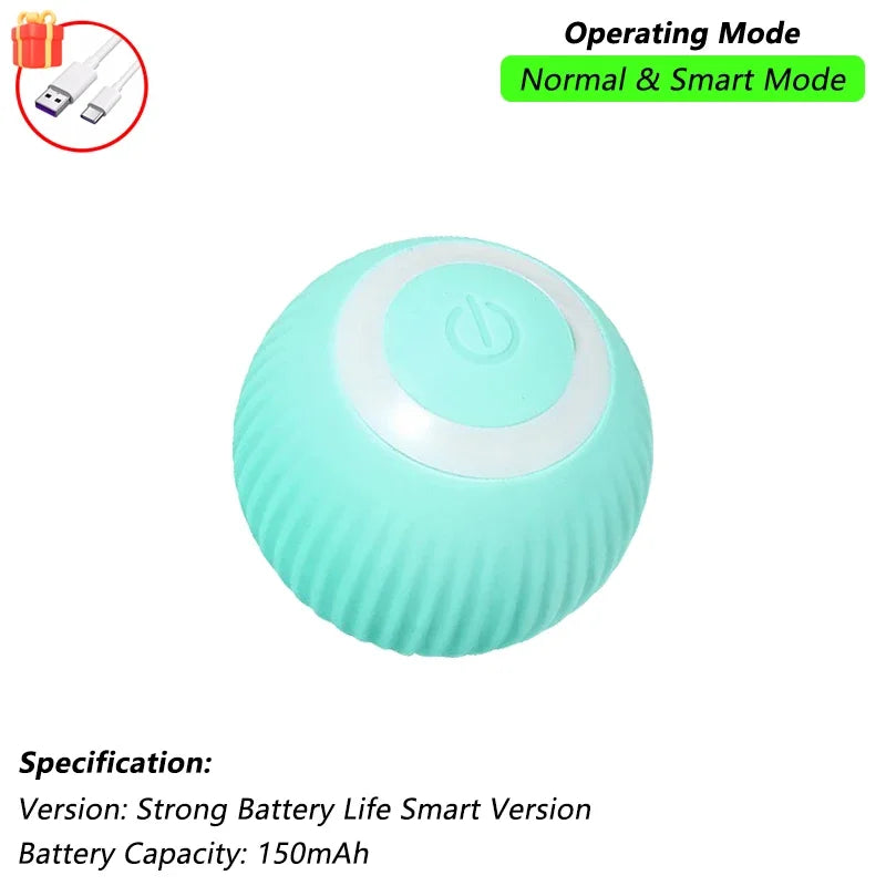 PawBall – Juguete interactivo automático con forma de pelota rodante para gatos y perros