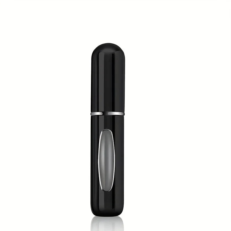 Mini pulverizador de perfume recargable | Atomizador de viaje de aluminio de 5 ml | Azul, Negro, Plata y Oro