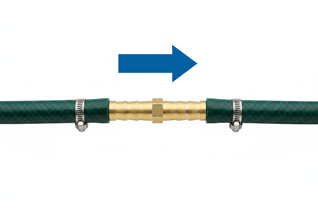 Brass Connector — Usage Visual