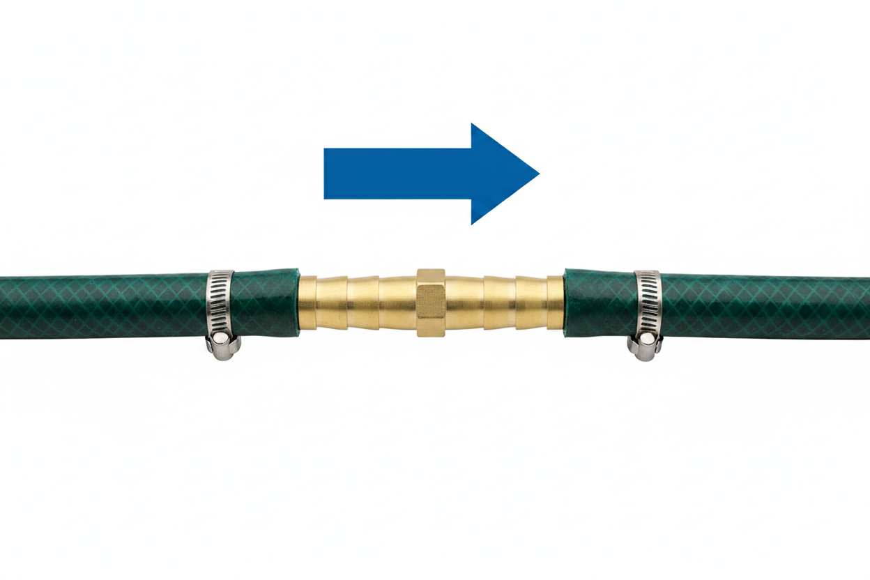 Brass Connector — Usage Visual