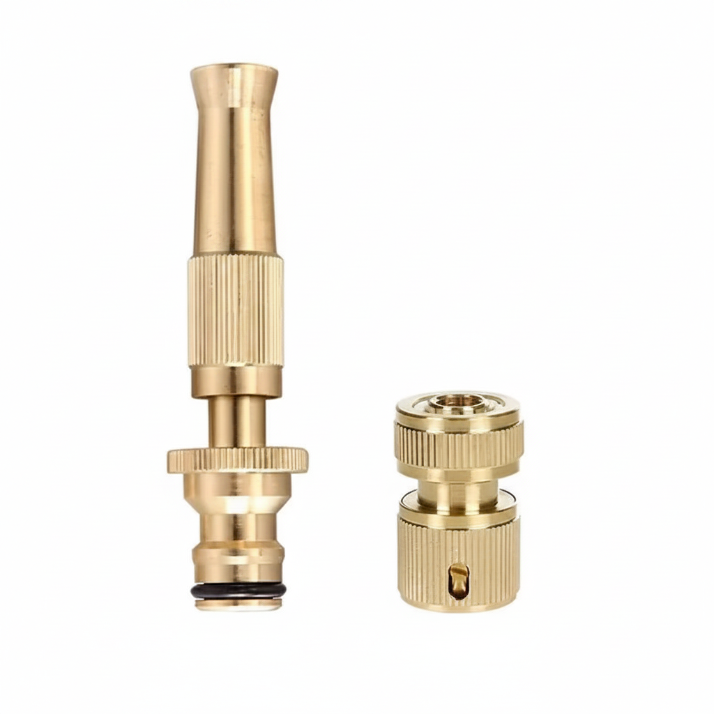 Brass Nozzle — Clean Product Shot