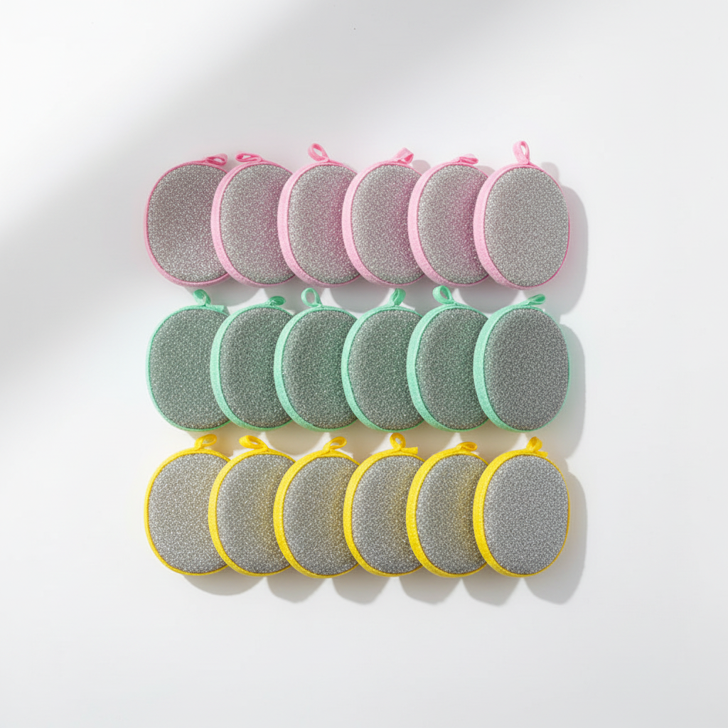 Double-Sided Kitchen Sponges