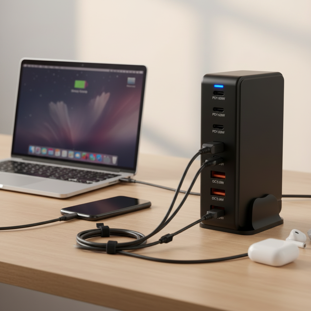 GaN Charger - In Use Square