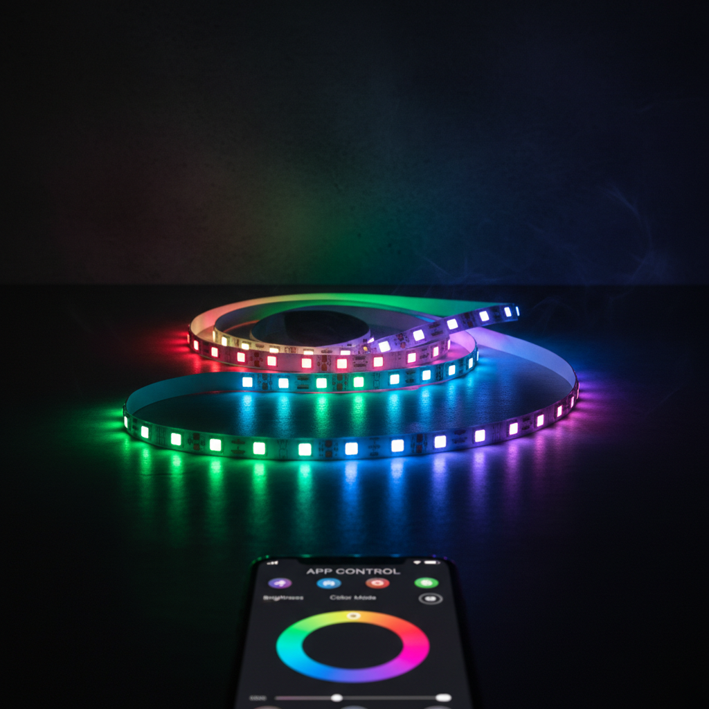 GlowStrip RGB – Fita LED com controlo por App