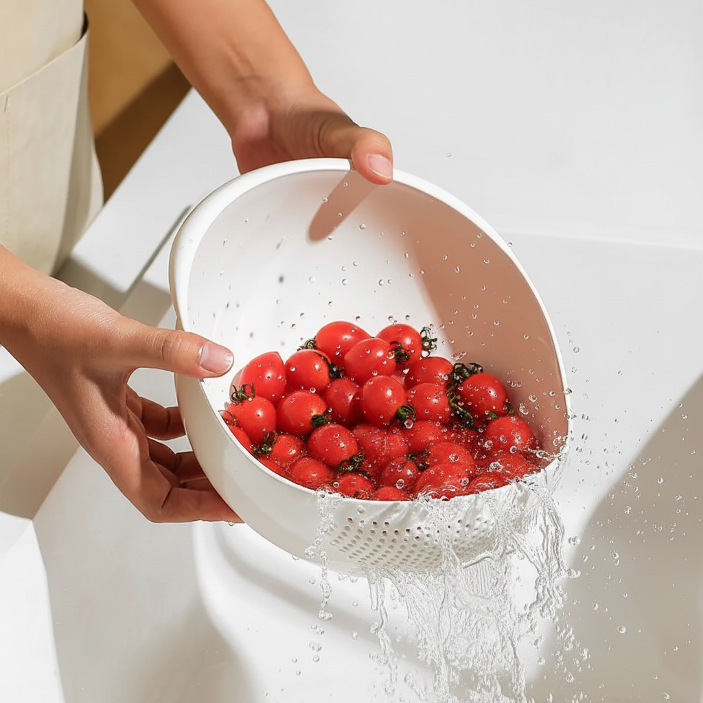 Kitchen Drain Basket Lifestyle